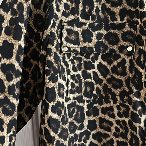 Michael kors long sleeve leopard blouse - Picture 4 of 6